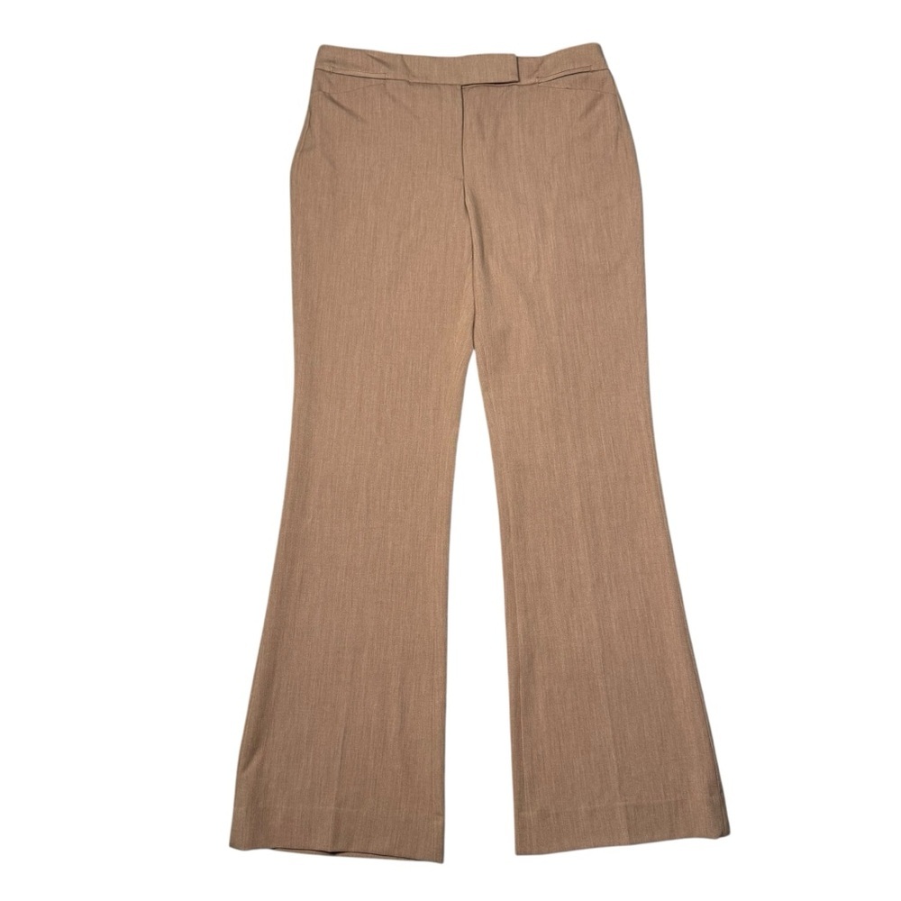 NWT New White House Black Market Slim Flare Sandalwood Pants Size 8